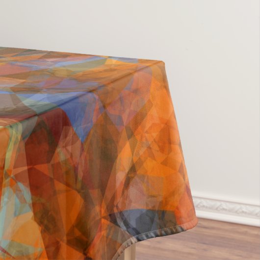 Nappe Orange rouillé Conception abstraite moderne (In Situ)