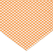 Nappe Orange White À damiers Check Automne Halloween Par (Angle)
