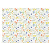 Nappe Orange Yellow Blue Watercolor Wildflower (Devant (Horizontal))