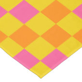 Nappe Orange Yellow Pink Checkered Pattern Design  (Angle)