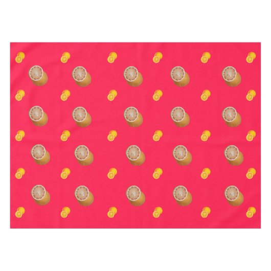 Nappe Oranges - Citrus fruits pink (Devant (Horizontal))