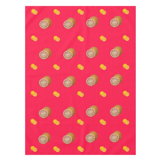 Nappe Oranges - Citrus fruits pink (Devant)