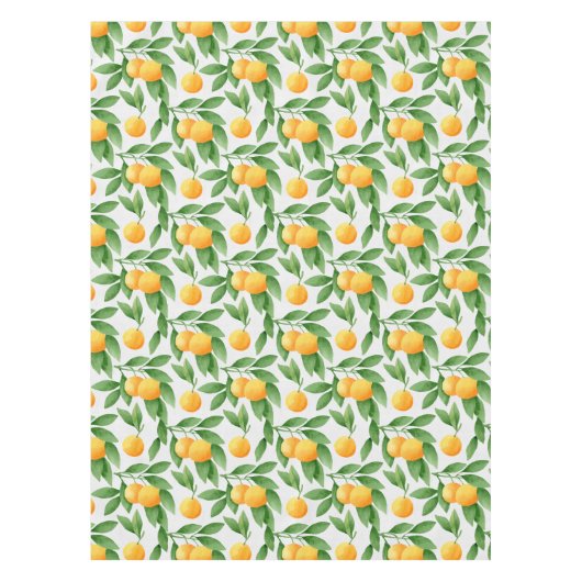 Nappe Oranges ou mandarines motif (Devant)