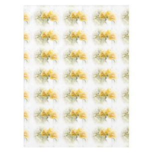 Nappe Orchidée à papillon jaune sous le soleil
