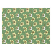 Nappe Orchidées et chaînes, jaune et vert kelly (Devant (Horizontal))