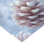 Nappe Oreiller à lancer Motif de Pinecones bleus congelé (Angle)