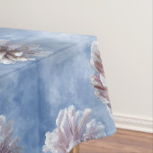 Nappe Oreiller à lancer Motif de Pinecones bleus congelé (In Situ)