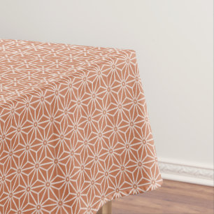 Nappe Oriental Beige Ensyucha Asanoha Motif du Japon