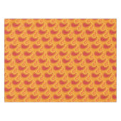 Nappe Oriental Orange Perse Motif Paisley (Devant (Horizontal))