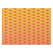Nappe Oriental Orange Twin flamme Persian Paisley Motif (Devant (Horizontal))