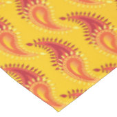 Nappe Oriental Orange Twin flamme Persian Paisley Motif (Angle)