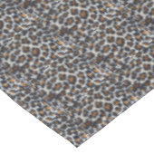 Nappe original pelucheux de motif d'empreinte de léopard (Angle)