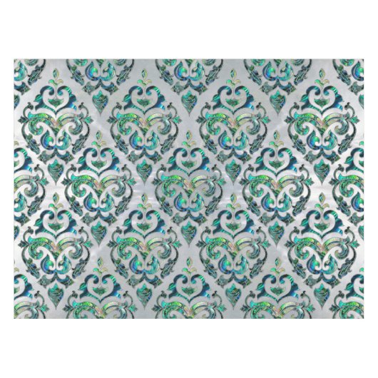 Nappe Ormeau et perle orientaux persans de motif (Devant (Horizontal))