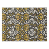 Nappe Ornate floral pattern with large gold flowers  (Devant (Horizontal))