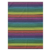 Nappe Ornement arc-en-ciel coloré (Devant)
