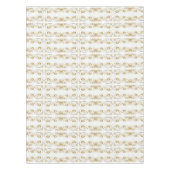 Nappe Ornement d'or Noël Fête de Noël Élégant (Devant)