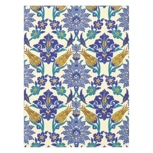 Nappe Ornement en céramique de cru de style d'Azulejo de (Devant)