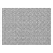 Nappe ornement ethnique motif géométrique noir et blanc (Devant (Horizontal))