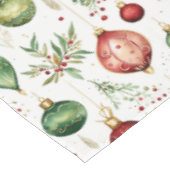 Nappe Ornements de Noël festifs Motif sans couture (Angle)