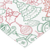 Nappe Ornements de Noël Motif 02 (Angle)