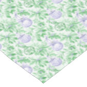 Nappe ornements de Noël papier vert violet toile (Angle)