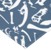 Nappe Os de dinosaure (bleu) (Angle)