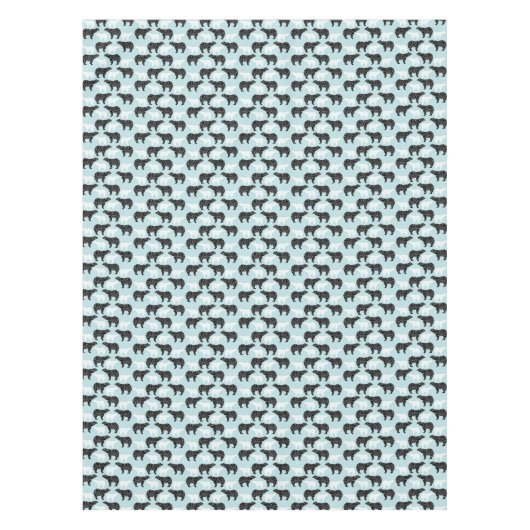 Nappe Ours de la forêt d'hiver blanc (Devant)