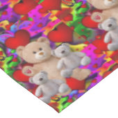 Nappe Ours en peluche de la Saint-Valentin (Angle)