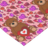 Nappe Ours en peluche de la Saint-Valentin (Angle)