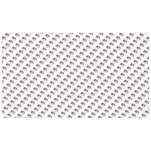 Nappe Ours polaire de Noël (Devant (Horizontal))