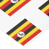 Nappe PAGE DU DRAPEAU OUGANDA Patriotique élégant Ougand (Angle)