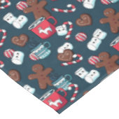 Nappe Pain d'épices de Noël Pimpermenthe au chocolat cha (Angle)