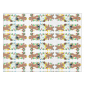 Nappe pain d'épices et Noël des bonbons de neige (Devant (Horizontal))