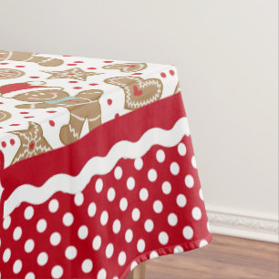 Nappe Pain d'épices monogramme Noël de l'homme