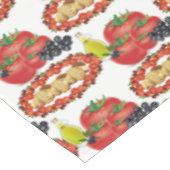 Nappe Pain d'huile d'olive de tomate blanche nappée (Angle)