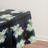 Nappe Paire de fleurs Clematis blanches Abstraite (In Situ)