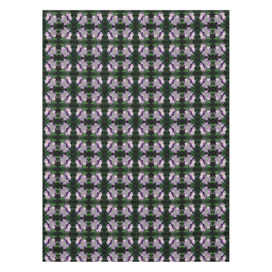 Nappe Paire de fleurs de géranium violet Abstrait (Devant)