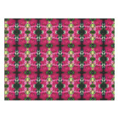 Nappe Paire de fleurs rouge Hibiscus Motif Abstrait (Devant (Horizontal))