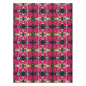 Nappe Paire de fleurs rouge Hibiscus Motif Abstrait (Devant)