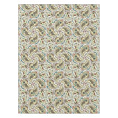 Nappe Paisers en jaune/brun et blanc (Devant)