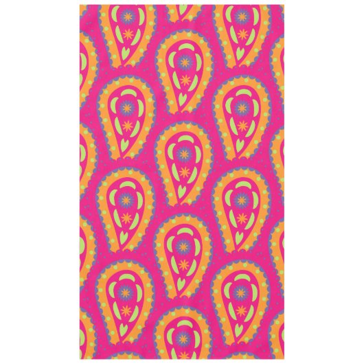 Nappe Paisley coloré (Devant)