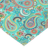 Nappe Paisley coloré floral (Angle)