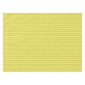 Nappe Paisley motif, moutarde et jaune pâle (Devant (Horizontal))