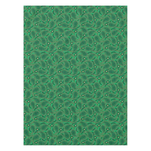 Nappe Paisley vert (Devant)