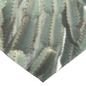 Nappe Pale Green Cactus Motif Plante (Angle)