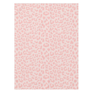 Nappe Pâle rougissent l'empreinte de léopard rose