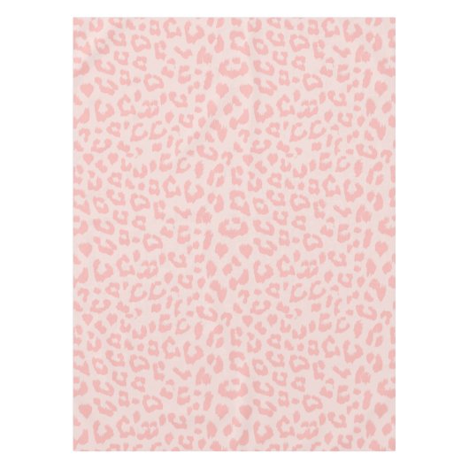Nappe Pâle rougissent l'empreinte de léopard rose (Devant)