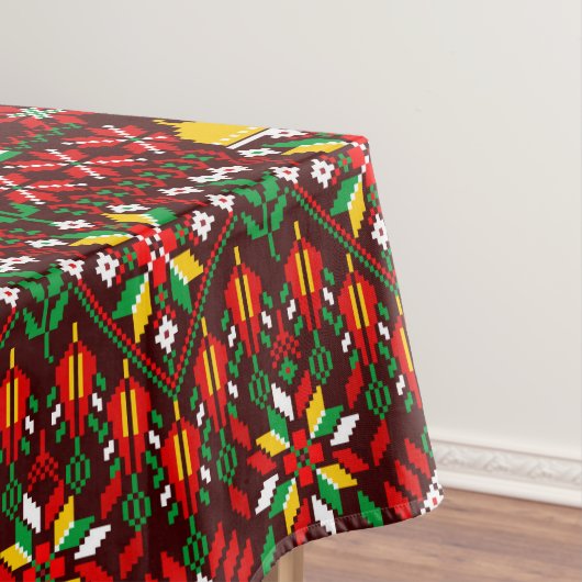 Nappe Palestine Tatreez Broderie traditionnelle (In Situ)