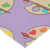 Nappe Palette d'artiste avec pinceau (Angle)