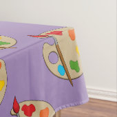 Nappe Palette d'artiste avec pinceau (In Situ)